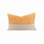 Fabric cushions - Dip & Dye TALC cotton cushion cover 40x60 cm - BED AND PHILOSOPHY
