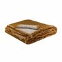 Throw blankets - PORTOFINO two-tone triple gauze cotton plaid 130x180 cm - BED AND PHILOSOPHY
