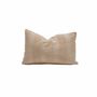 Fabric cushions - CROWN crochet cotton cushion cover 40x60 cm - BED AND PHILOSOPHY