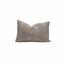 Fabric cushions - CROWN crochet cotton cushion cover 40x60 cm - BED AND PHILOSOPHY