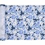 Tapis - Tapis de passage Lapin Kukka enduit acrylique bleu 45x160 cm - PENTIK