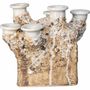 Candles - Kaamoskivi Candle Holder Six branches White - PENTIK