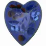 Everyday plates - Romanssi Studio Heart Bowl Blue 18x22 cm - PENTIK