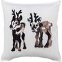 Linge - Housse de coussin Vasa marron clair 45x45 cm - PENTIK
