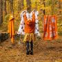 Other bath linens - Metsänväki Kettu Hooded Towel Orange 73x73 cm - PENTIK
