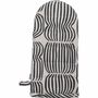 Kitchen utensils - Vilja Oven Mitt Black 16x31 cm - PENTIK