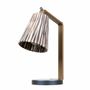 Lampes de table - Lampe de table artisanale en métal (corde en coton) - FORADA HOME & STYLE