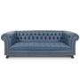 Canapés pour collectivités - Chesterfield Prestige Blue | Canapé - CREARTE COLLECTIONS