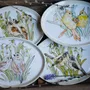 Platter and bowls - Oval artisan porcelain plates - JANE AND MERY