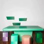 Tables Salle à Manger - Table de billard SHIFT en résine époxy vert turquoise par Facture - TULESTE FACTORY