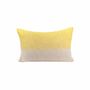 Fabric cushions - Dip & Dye TALC cotton cushion cover 40x60 cm - BED AND PHILOSOPHY