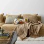Fabric cushions - TOSCA embroidered cushion cover 30x60 cm - BED AND PHILOSOPHY