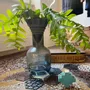 Vases - Clay pot -NOMADE BLUE PETROL- design - 3D auto-irrigating - COMMON PLACE