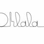Other wall decoration - Wire Wall Decor " Ohlala! ” - to pin - BIJOUX DE MUR