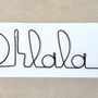 Other wall decoration - Wire Wall Decor " Ohlala! ” - to pin - BIJOUX DE MUR