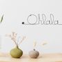Other wall decoration - Wire Wall Decor " Ohlala! ” - to pin - BIJOUX DE MUR