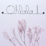 Other wall decoration - Wire Wall Decor " Ohlala! ” - to pin - BIJOUX DE MUR