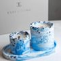 Candles - Spicy Blue - Gemstone Candle - ESTI LIVING