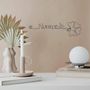 Other wall decoration - Clover Flower - "Namaste" - Wire Wall Decoration - BIJOUX DE MUR