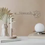 Autres décorations murales - Fleur de Trèfle - "Namaste" - Décoration murale fil de fer - BIJOUX DE MUR