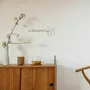 Other wall decoration - Lotus Flower - "Welcome" - Wire Wall Decoration - BIJOUX DE MUR