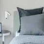 Appliques - MANHATTAN applique murale avec lecteur, prise USB en blanc - LUXCAMBRA