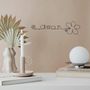 Other wall decoration - Daisy Flower - "Love" - Wire Wall Decoration - BIJOUX DE MUR