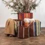 Laundry baskets - TABY1 decorative cotton basket H16xD13 cm - BED AND PHILOSOPHY