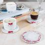 Beauty products - Simply Red - Crystal Coaster Set - ESTI LIVING