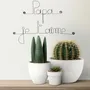 Other wall decoration - Father's Day "Dad I love you" - in Wire - BIJOUX DE MUR