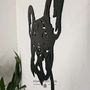 Paintings - Painting - Bulldog Head - POMME DES BOIS
