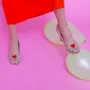 Bijoux - bijou broche CLAP - CLOEUR ROUGE - CLAP PARIS