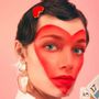 Bijoux - bijou broche CLAP - CLOEUR ROUGE - CLAP PARIS