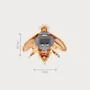 Bijoux - bijou broche CLAP - MAYA GOLD & BLACK l'abeille dorée et noire - CLAP PARIS