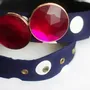 Bijoux - bijou broche CLAP - HATCH GRENAT ROSE - CLAP PARIS