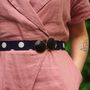 Bijoux - bijou broche CLAP - HATCH NOIR - CLAP PARIS