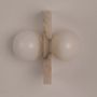 Wall lamps - Flugi (White Alabaster) - SIMONE & MARCEL