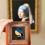 Brooches - Girl with a Pearl Earring brooch - MICHAEL BARNAART