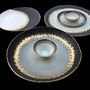 Formal plates - Golden collection - CECILE GASC PORCELAINE