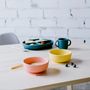 Children's mealtime - Suction Bowl Set - Coral / Mimosa - EKOBO