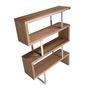 Office furniture and storage - Walnut and steel sheathing - ANGEL CERDÁ