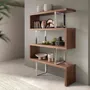 Office furniture and storage - Walnut and steel sheathing - ANGEL CERDÁ