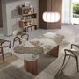 Office furniture and storage - Walnut and steel sheathing - ANGEL CERDÁ