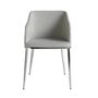 Chairs - Gray fabric upholstered Dining table chair - ANGEL CERDÁ