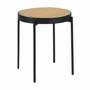 Tables basses - Table d'angle ronde en rotin - ANGEL CERDÁ