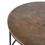 Tables basses - Lot de 2 tables en métal et cuivre - GINER Y COLOMER