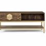 Coffee tables - Mango wood and metal coffee table - GINER Y COLOMER