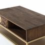 Coffee tables - Mango wood and metal coffee table - GINER Y COLOMER
