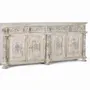 Sideboards - Sideboard with 3 drawers and 3 doors in mango wood - GINER Y COLOMER