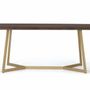 Dining Tables - Mango wood and metal dining table - GINER Y COLOMER
